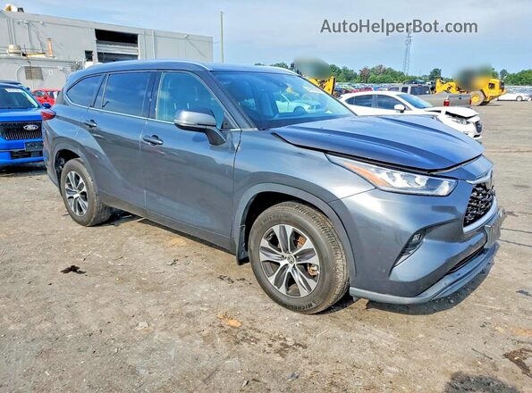 5TDHZRBH0LS508230 2020 TOYOTA HIGHLANDER Gray Առջևի աջ