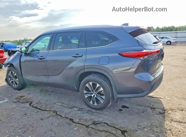 5TDHZRBH0LS508230 2020 TOYOTA HIGHLANDER Gray Հետևի ձախ