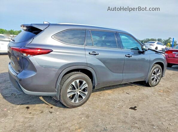5TDHZRBH0LS508230 2020 TOYOTA HIGHLANDER Gray Հետևի աջ