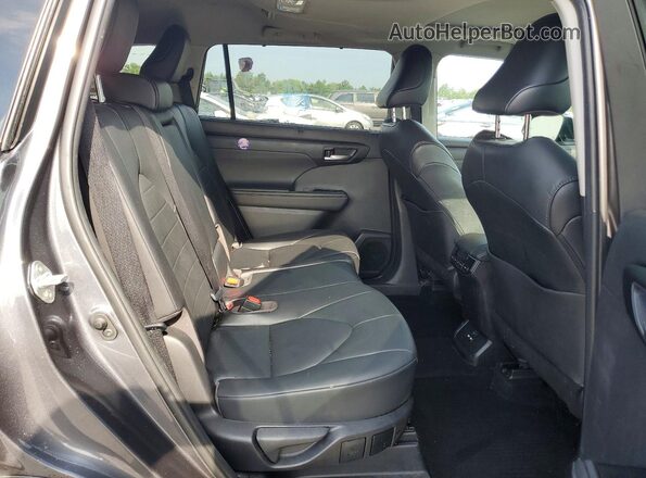 5TDHZRBH0LS508230 2020 TOYOTA HIGHLANDER Gray Սալոնի հետևի տեսք