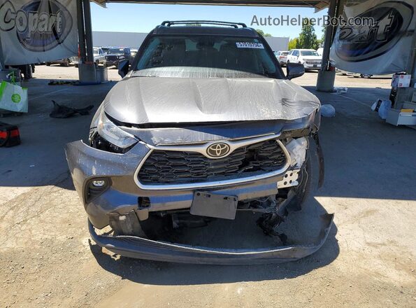 5TDHZRBH1LS030318 2020 TOYOTA HIGHLANDER Silver Widok z przodu