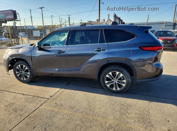 5TDHZRBH1LS030318 2020 TOYOTA HIGHLANDER Gray Rear right