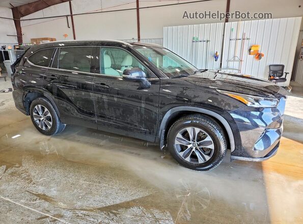 5TDHZRBH1MS091203 2021 TOYOTA HIGHLANDER Black Передня права чверть