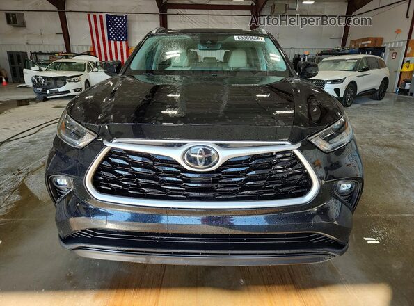 5TDHZRBH1MS091203 2021 TOYOTA HIGHLANDER Black Вид спереду