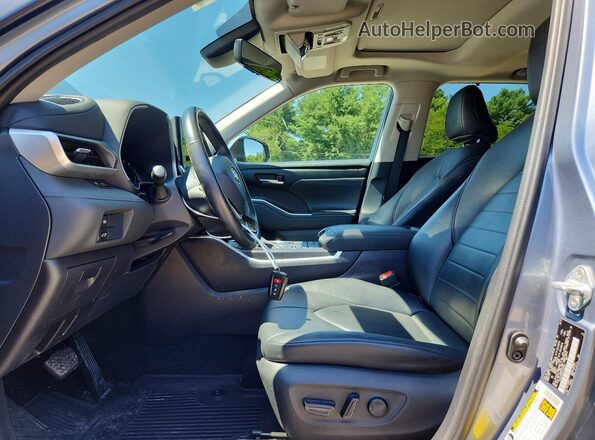 5TDHZRBH1MS109151 2021 TOYOTA HIGHLANDER Blue Սալոնի դիմացի տեսք