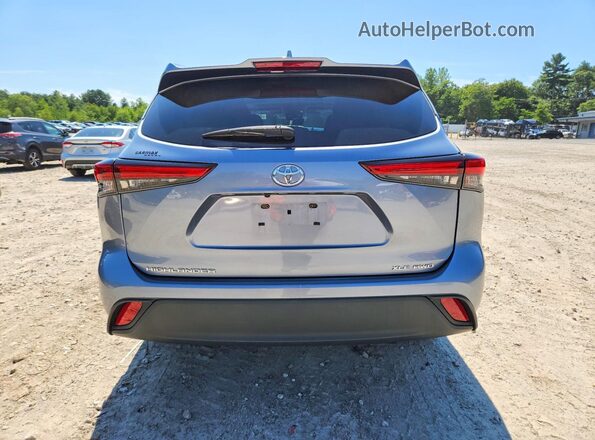 5TDHZRBH1MS109151 2021 TOYOTA HIGHLANDER Blue Հետևի տեսք