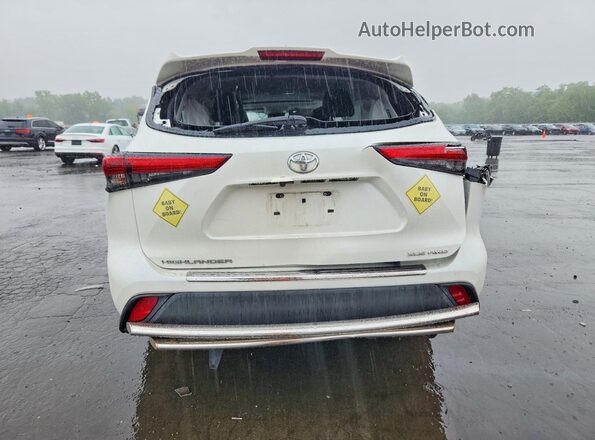 5TDHZRBH2LS048410 2020 TOYOTA HIGHLANDER White უკანა ხედი