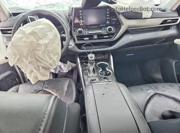 5TDHZRBH2LS048410 2020 TOYOTA HIGHLANDER White წინა პანელის ხედი