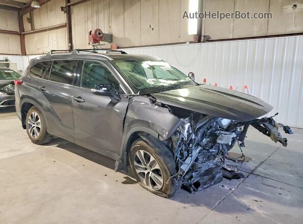 5TDHZRBH2MS065189 2021 TOYOTA HIGHLANDER Black Front right