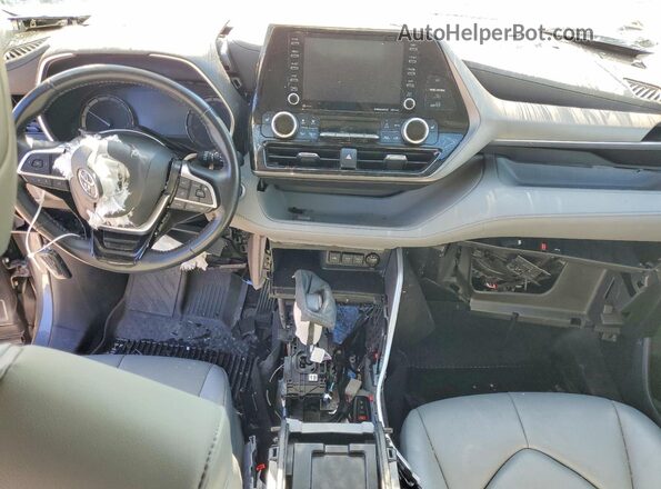 5TDHZRBH2MS065189 2021 TOYOTA HIGHLANDER Black Dashboard view