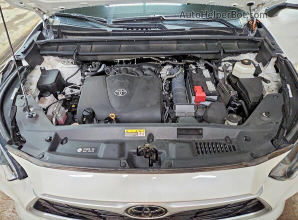 5TDHZRBH2MS134785 2021 TOYOTA HIGHLANDER Белый Вид подкапотного пространства