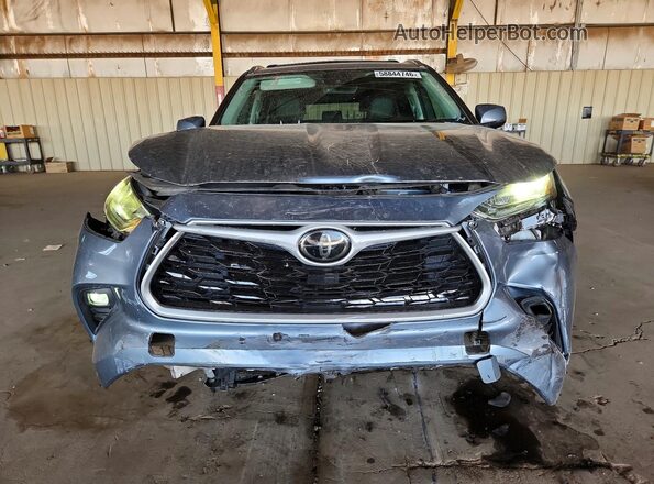 5TDHZRBH3LS029641 2020 TOYOTA HIGHLANDER Gray Widok z przodu
