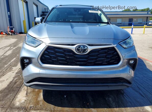 5TDHZRBH3MS134875 2021 TOYOTA HIGHLANDER Синий Вид спереди