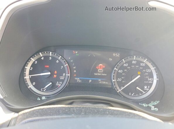 5TDHZRBH3MS134875 2021 TOYOTA HIGHLANDER Синий Вид щитка приборов