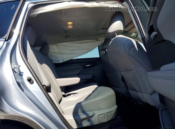 5TDHZRBH3MS134875 2021 TOYOTA HIGHLANDER Синий Вид задней части салона