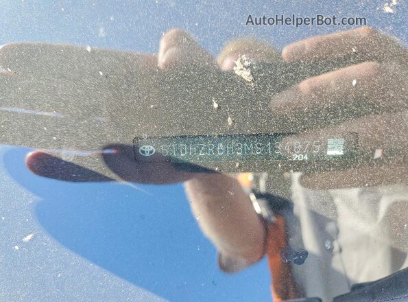 5TDHZRBH3MS134875 2021 TOYOTA HIGHLANDER Синий Панорамный вид салона 360°
