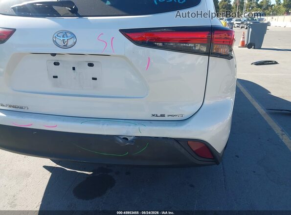 5TDHZRBH4LS505265 2020 TOYOTA HIGHLANDER White 