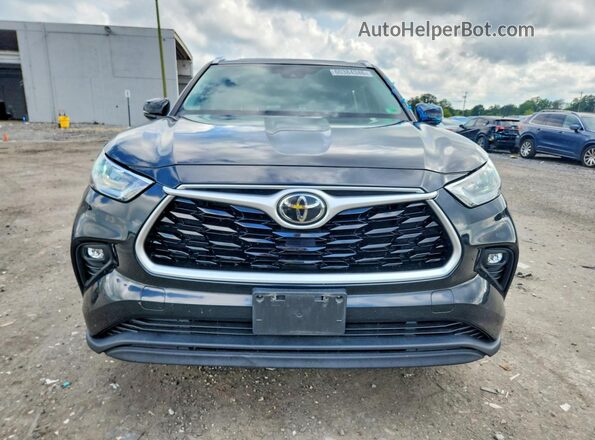 5TDHZRBH5LS041791 2020 TOYOTA HIGHLANDER Black Widok z przodu