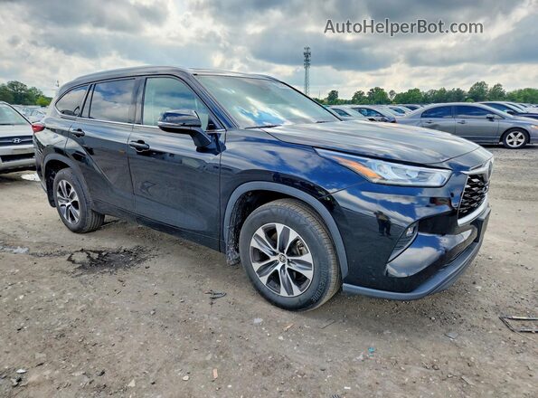 5TDHZRBH5LS041791 2020 TOYOTA HIGHLANDER Black Przód prawy