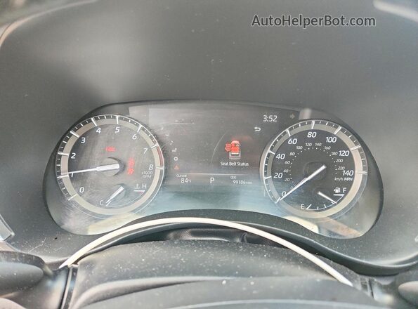 5TDHZRBH5LS041791 2020 TOYOTA HIGHLANDER Black Widok zestawu wskaźników