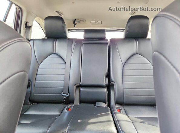 5TDHZRBH5LS041791 2020 TOYOTA HIGHLANDER Black Widok tylnych siedzeń