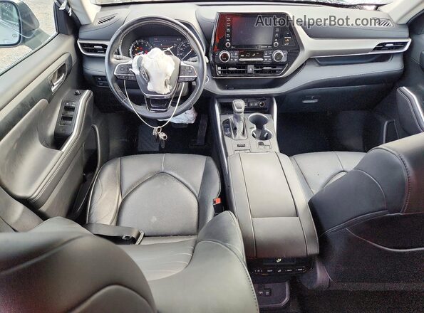 5TDHZRBH5LS501015 2020 TOYOTA HIGHLANDER Silver Widok deski rozdzielczej