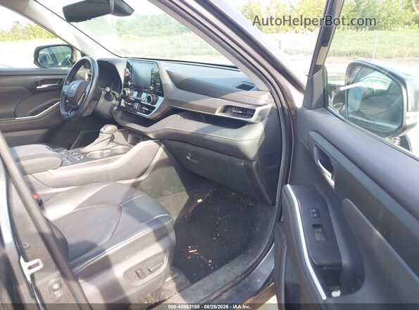 5TDHZRBH6LS011148 2020 TOYOTA HIGHLANDER Gray Widok wnętrza z przodu