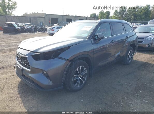 5TDHZRBH6LS011148 2020 TOYOTA HIGHLANDER Gray Przód lewy