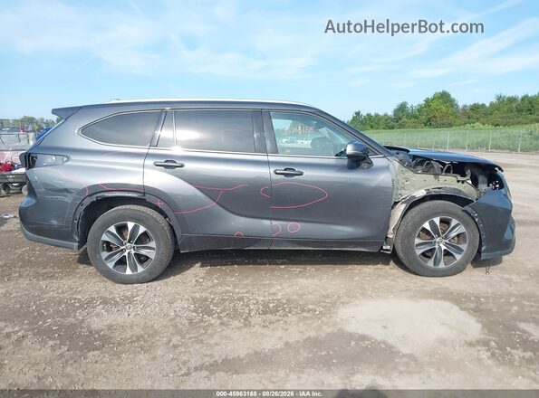 5TDHZRBH6LS011148 2020 TOYOTA HIGHLANDER Gray Widok wnętrza z tyłu
