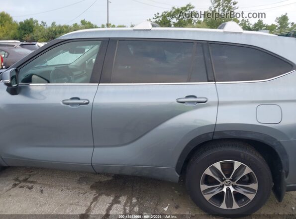 5TDHZRBH7MS065382 2021 TOYOTA HIGHLANDER Light Blue სალონის 360-გრადუსიანი ხედი