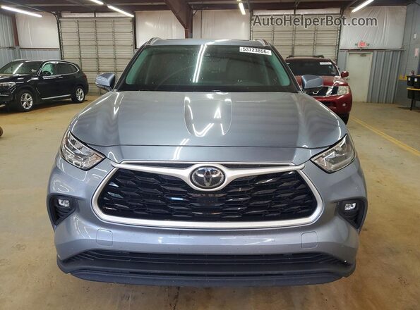 5TDHZRBH8LS012690 2020 TOYOTA HIGHLANDER Серебряный Вид спереди