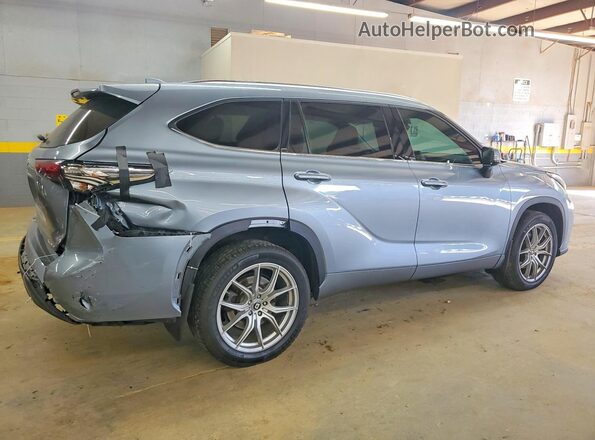 5TDHZRBH8LS012690 2020 TOYOTA HIGHLANDER Серебряный Задняя правая четверть