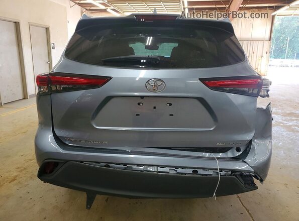 5TDHZRBH8LS012690 2020 TOYOTA HIGHLANDER Серебряный Вид сзади