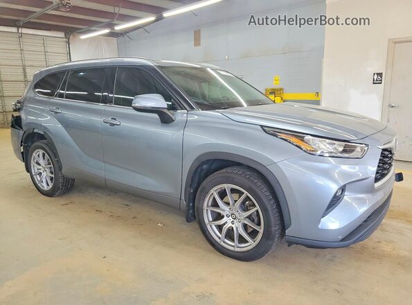 5TDHZRBH8LS012690 2020 TOYOTA HIGHLANDER Серебряный Передняя правая четверть