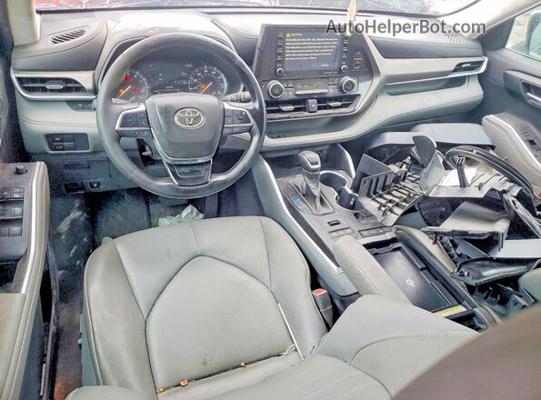 5TDHZRBH8LS503177 2020 TOYOTA HIGHLANDER Black Dashboard view