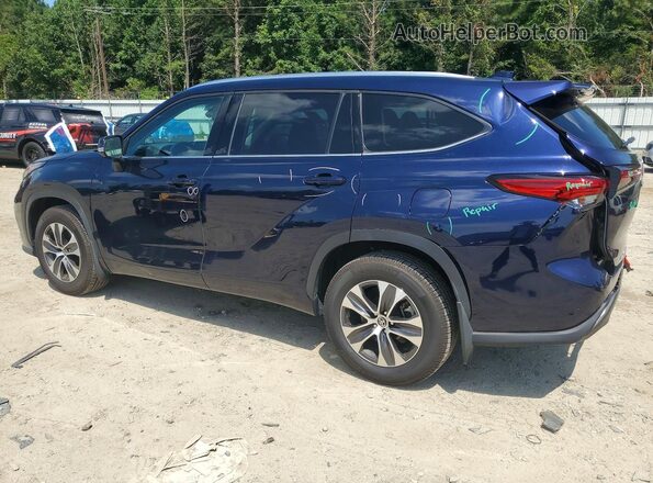 5TDHZRBH8MS104903 2021 TOYOTA HIGHLANDER Blue Tył lewy