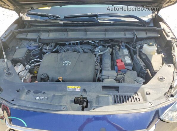 5TDHZRBH8MS104903 2021 TOYOTA HIGHLANDER Blue Widok komory silnika