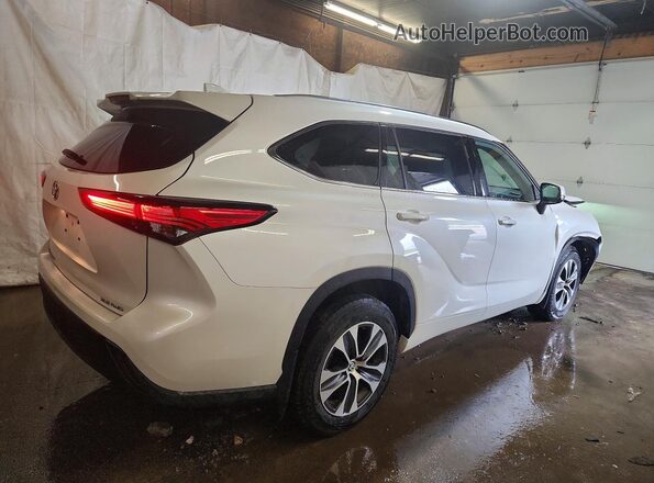 5TDHZRBHXMS073864 2021 TOYOTA HIGHLANDER White Задня права чверть