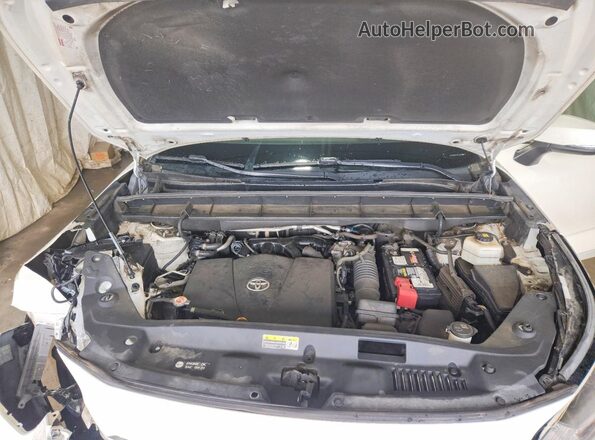 5TDHZRBHXMS073864 2021 TOYOTA HIGHLANDER White Вид підкапотного простору