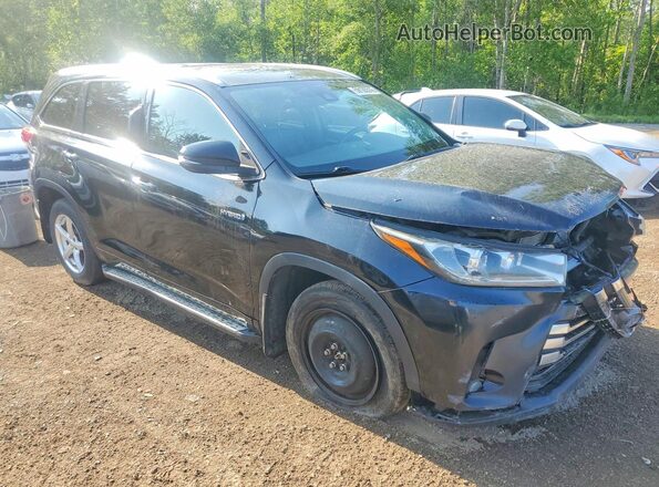 5TDJGRFH0JS040062 2018 TOYOTA HIGHLANDER Black Front right