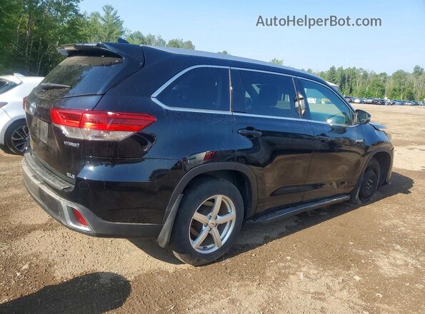 5TDJGRFH0JS040062 2018 TOYOTA HIGHLANDER Black Rear right