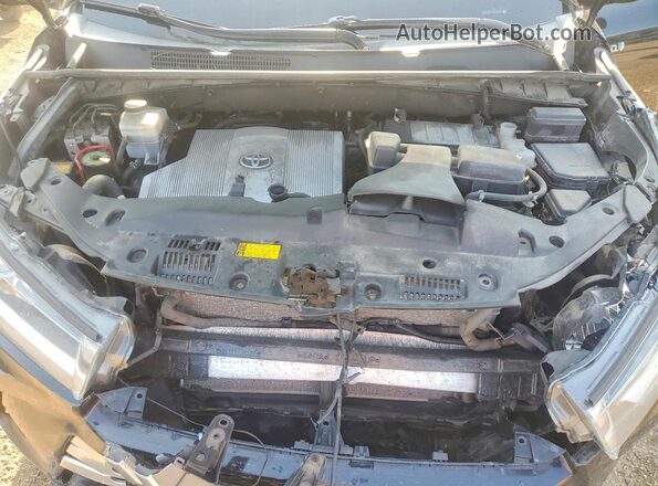 5TDJGRFH0JS040062 2018 TOYOTA HIGHLANDER Black Engine compartment view