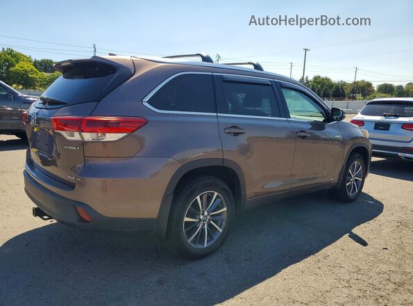 5TDJGRFH3JS040976 2018 TOYOTA HIGHLANDER Brown Հետևի աջ