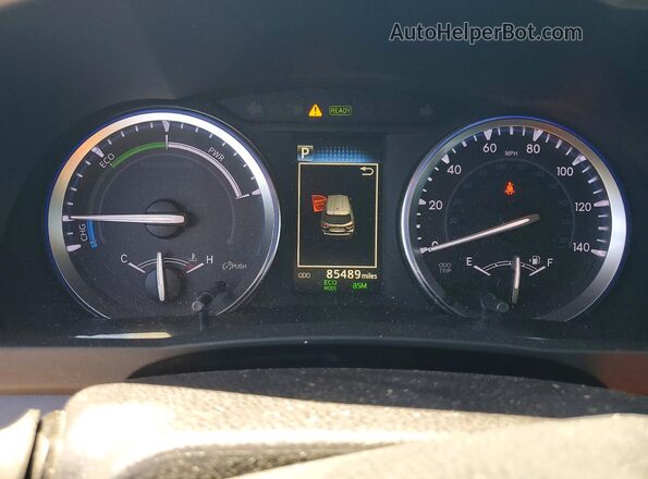 5TDJGRFH3JS040976 2018 TOYOTA HIGHLANDER Brown Սարքավորումների վահանակի տեսք