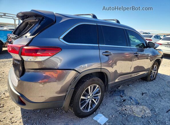 5TDJGRFH3JS047247 2018 TOYOTA HIGHLANDER Gray Rear right