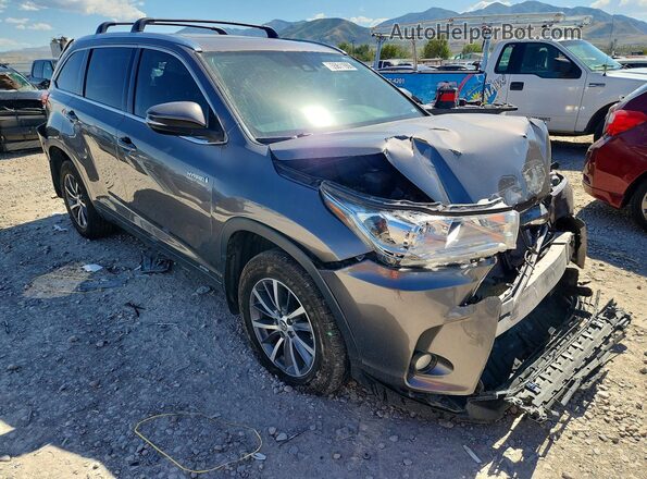 5TDJGRFH3JS047247 2018 TOYOTA HIGHLANDER Gray Front right