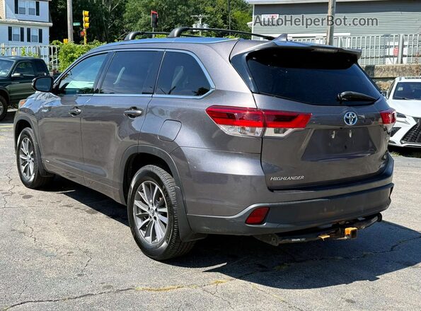5TDJGRFH7JS045355 2018 TOYOTA HIGHLANDER Gray Задня права чверть