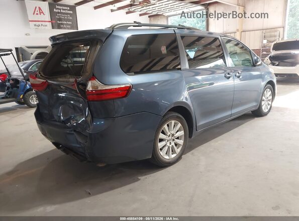 5TDJK3DC1GS142305 2016 TOYOTA SIENNA Blue Հետևի աջ
