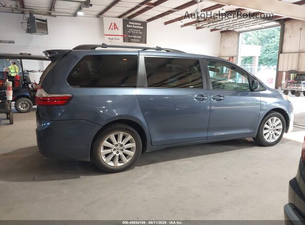 5TDJK3DC1GS142305 2016 TOYOTA SIENNA Blue Սալոնի 360 աստիճան տեսք