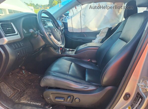 5TDJKRFH0GS248501 2016 TOYOTA HIGHLANDER Silver წინა სალონის ხედი
